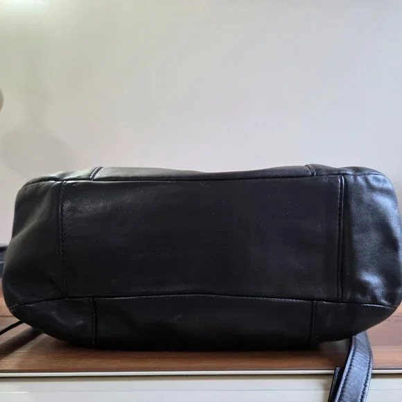 Coach Daisy Mia Black Leather Crossbody Bag Purse - Picture 5 of 16